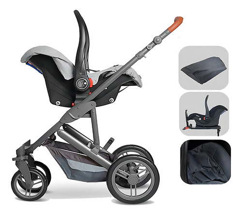 Carrinho de bebê, Moisés e Bebê conforto Como 4 ABC Design