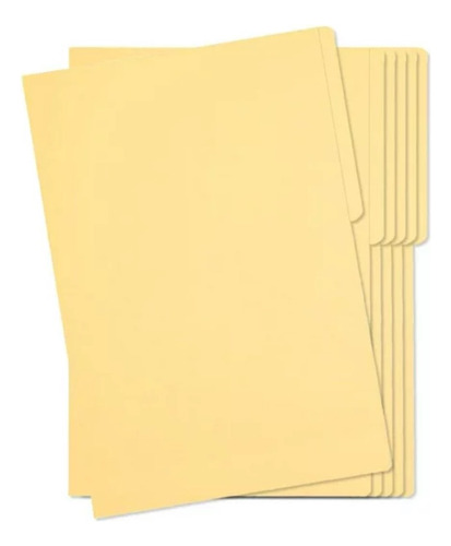 Folder Oficio Crema 25 Pz