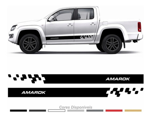 Adhesivos Calcos Laterales  Volkswagen Amarok Imp130 