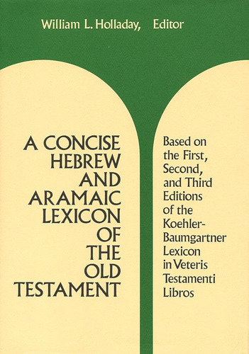 Libro: A Concise Hebrew And Aramaic Lexicon Of The Old Testa