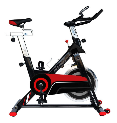 Bicicleta estática K6 Fitness Alkaios 3 para spinning color negro