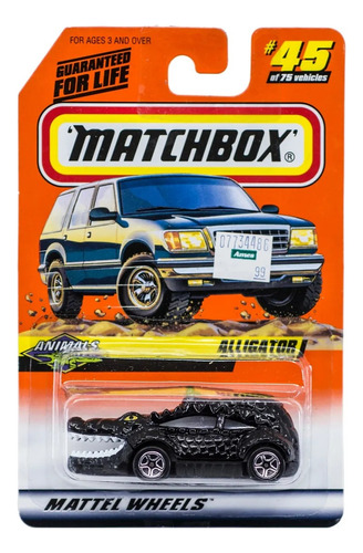 Matchbox Auto Animals  (1997) Alligator Black Bunny Toys