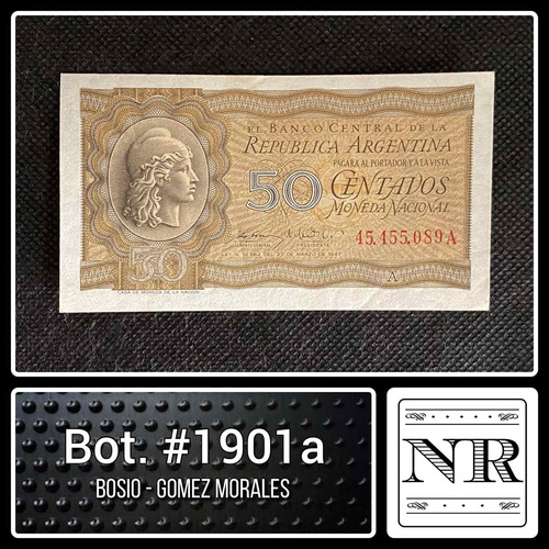 Argentina - 0.50 $ M$n - Año 1950 - Bot. #1901a - B | G M