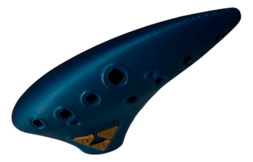 Ocarina Funcional Legend Of Zelda 3d Do The Legend Of Zelda Azul