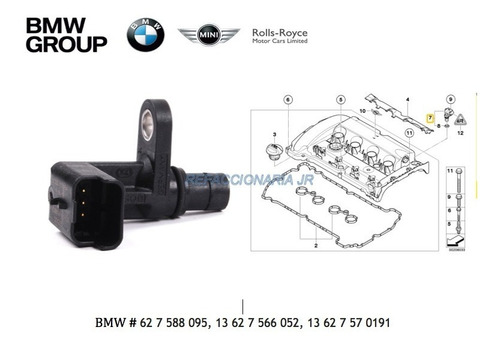 Sensor De Posición Del Arbol De Levas Bmw Serie 1 / Mini