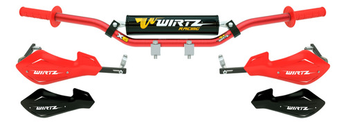 Manubrio Wirtz® X6 Ø22mm  Cubre Puños Beta Motard Tr 200