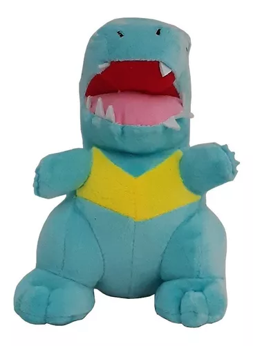 Pelúcia Pokemon Totodile Importada Crocodilo Tipo Água 19 Cm em