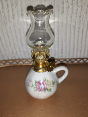 Lámpara A Alcohol (miniatura) De Colección (Usado)