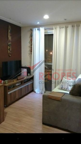 Imagem 1 de 9 de Apartamento Em Condomínio Fechado Para Venda No Bairro Do Tatuapé Com 2 Dorms. 1 Vaga Carro + 1 De Moto 58 M² - 1965