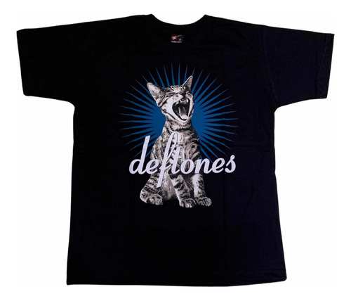 Camisa Camiseta Deftones Like Linus Gato Banda Rock Metal
