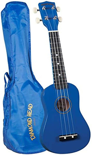 Diamante Cabeza Du-107 Ukelele Soprano Del Arco Iris - Azul