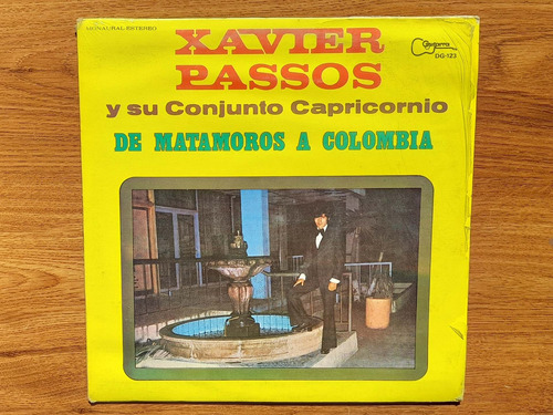 Xavier Passos Y Su Conjunto Capricornio.  Disco Lp 1977