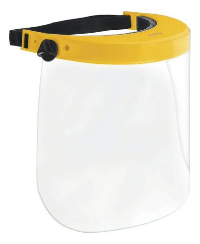 Mascara Protectora Seguridad Facial Flexible Petrul 26007 Color Amarillo