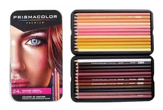 Lápis Prismacolor 24 Cores Tons De Pele Original