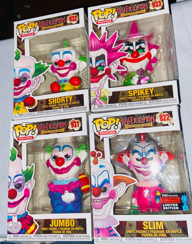 Lote Funko Pops Killer Klowns From Outer Space