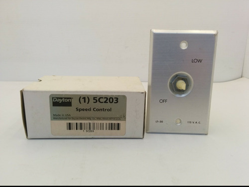 Dayton 5c203 Variable Speed Fan Controller, 115vac L Ccs