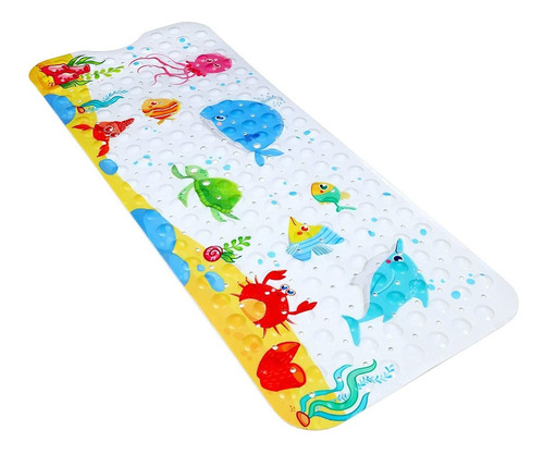 Alfombra Antideslizante Para Bañera Infantil 100x40cm - Izq