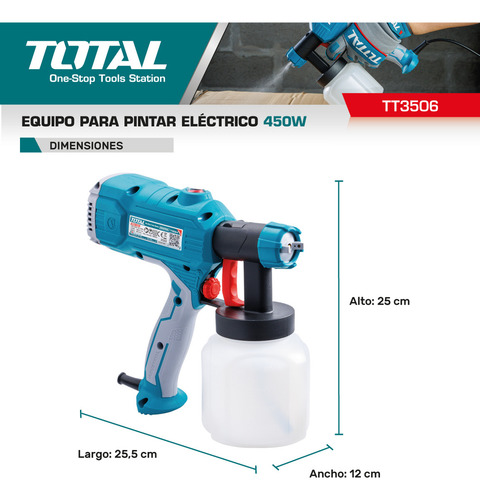 Equipo Para Pintar Eléctrico Total 450w