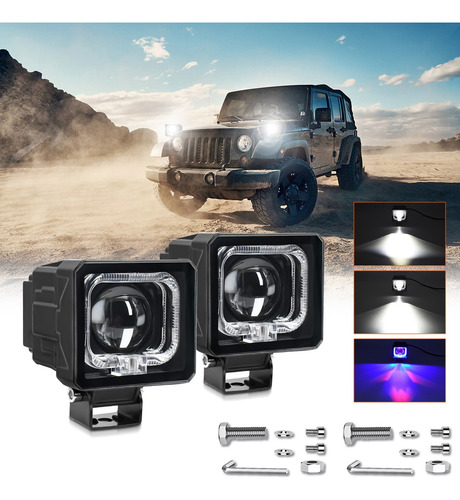 Luces Led Tipo Cápsula De 3 Pulgadas, Luces De Conducción To
