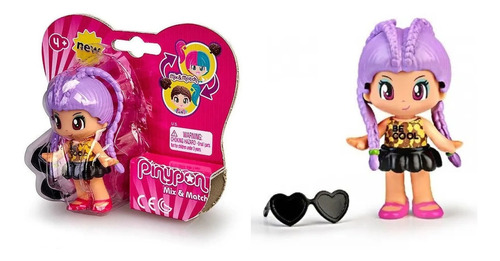 Pinypon New Looks Nuevos Estilos Pelo Violeta 15570