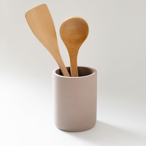 Soporte Para Utensilios Marrón Para Fregadero