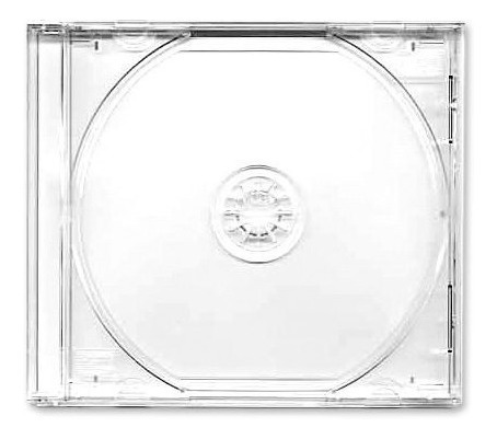 Imagen 1 de 2 de Estuche Caja Transparente De 25 Unidades Cd Dvd Blue Ray