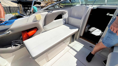 Imagen 10 de 25 de Lancha Cuddy Canestrari 215 2007 Linea 2015 V8 Web Marine