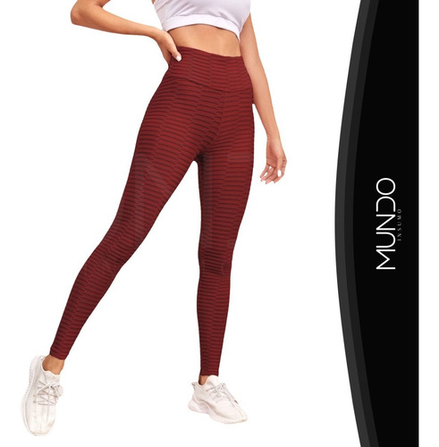Leggins Calza De Mujer Tiro Alto Push Up (varios Colores)