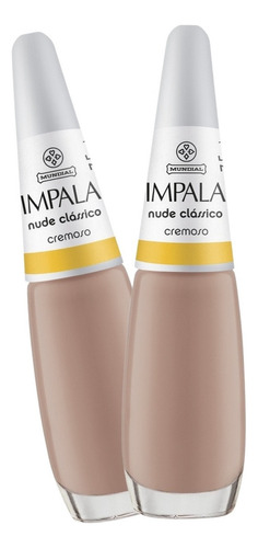 Impala 2unidades A Cor Da Moda Nude Clássico