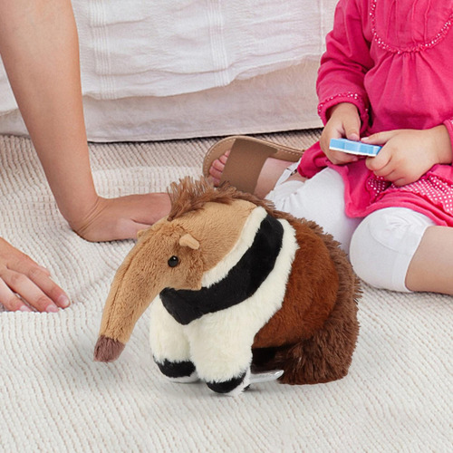 Juguete De Peluche Con Cojín Con Forma De Oso Hormiguero Par