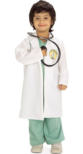 Disfraz Para Niño Pequeño Doctor Talla Toddler -