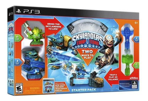 Skylanders Trap Team Pacote Inicial Ps3 Mídia Física Lacrado