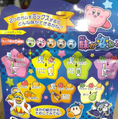 Chicles Mixtos Frutales De Kirby Nintendo