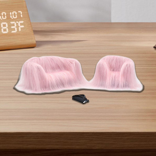 Set De Muebles En Miniatura Para Casa De Muñecas A Rosa