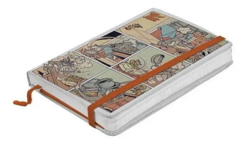 CUADERNO BTC DE TAPA DURA, 100 hojas, unidad rayada x 1 unidad de 21 cm x 14,5 cm Tom y Jerry