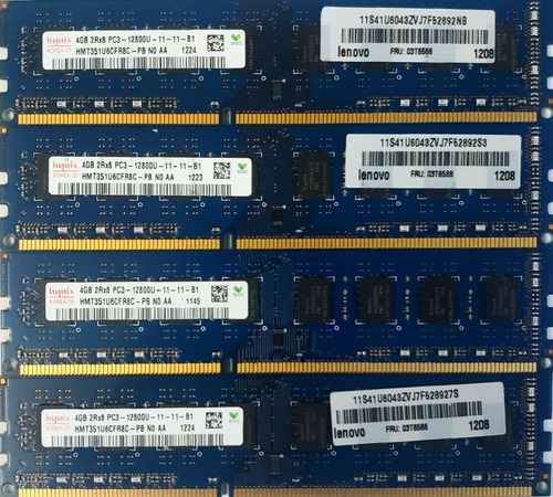 Memoria Ddr3 4gb 1333mhz Y 1600mhz