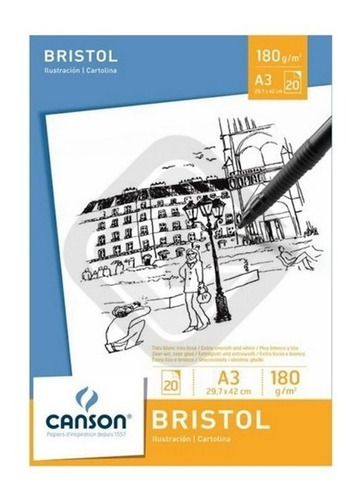 Block Dibujo Canson | Bristol | Canson | A3