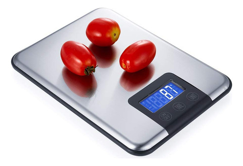 Unbit Electronic Kitchen Scales, 15kg/33lb Stainless Steel .