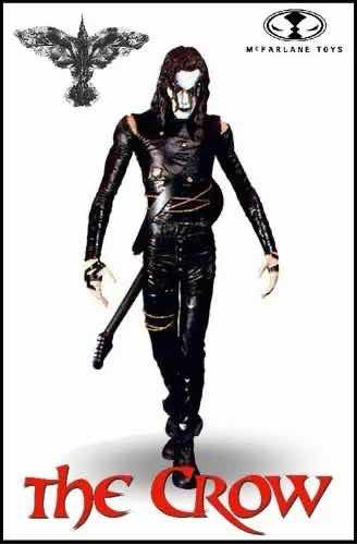 Mcfarlane Movie Maniacs The Crow (Usado)