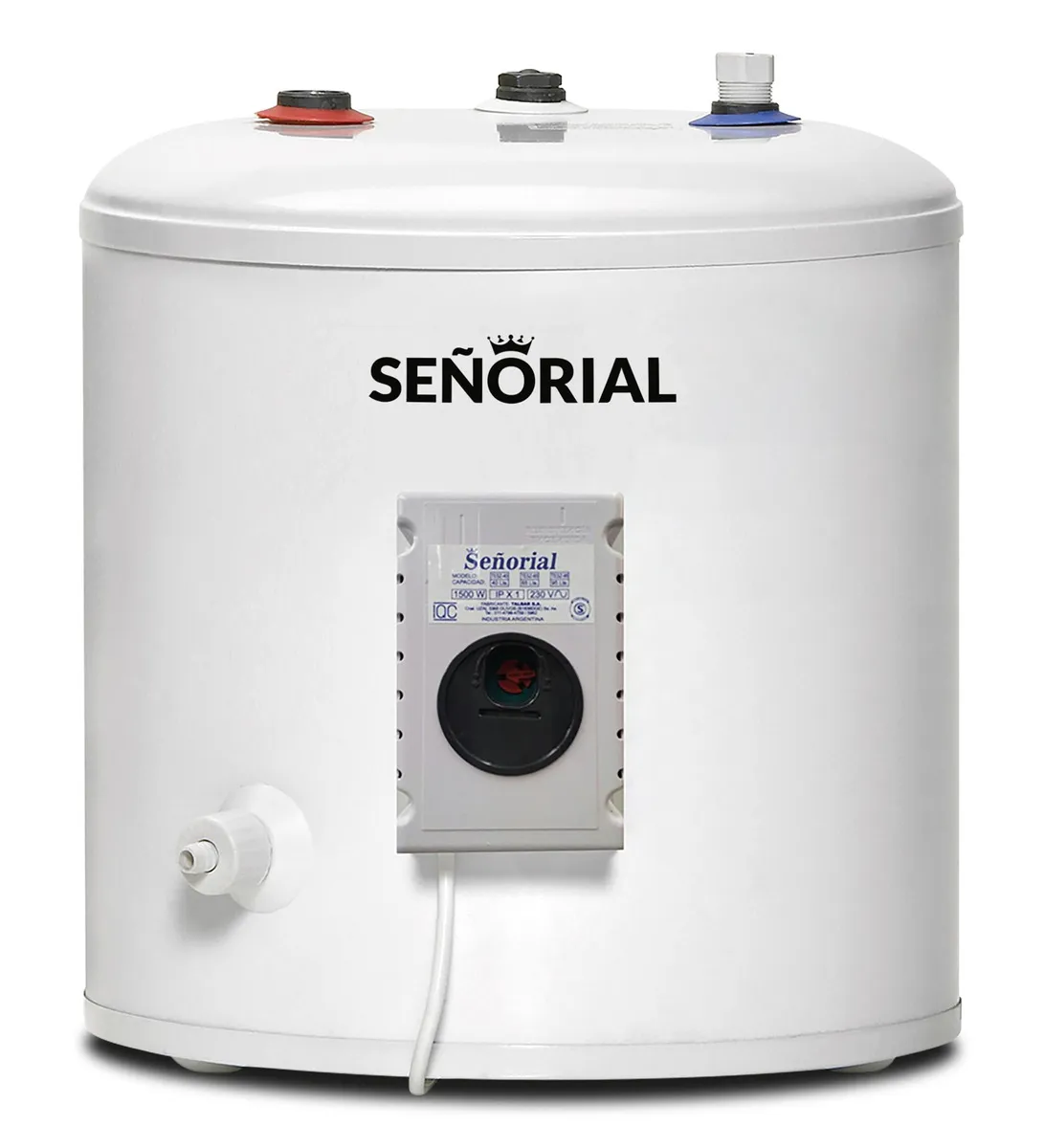 Termotanque Eléctrico Señorial Zafiro TESZ-40 blanco 40L