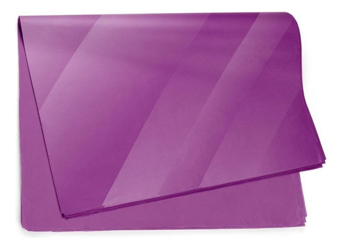 Plástico Sujinho Celofane Liso 49x69 Cm - 50 Folhas Cor Púrpura (roxo)