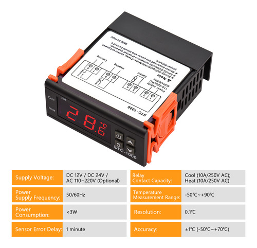 Controlador De Temperatura Stc-1000 Digital E Inteligente