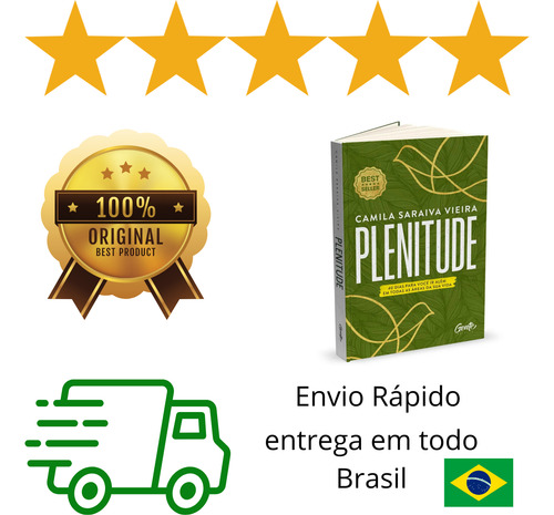 Livro Plenitude Devocional 40 Dias Camila Saraiva Vieira