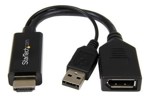  Conversor Activo Hdmi2dp Hdmi O Dvi A Displayport Negro