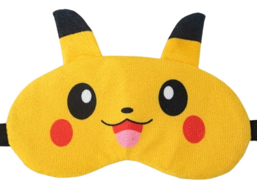 Antifaz De Dormir Pikachu Modelo Pokémon Ajustable