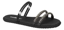 Comprar Sandália Moleca Feminina Rasteira Brilho E Conforto 5452 139