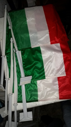 6 Banderas Italia - Carro Y Decoración -todas En $15, Una $3