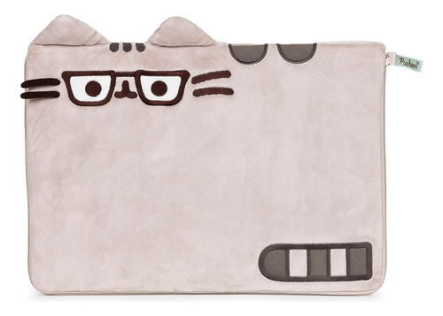 Funda Blanda De Felpa Ordenador Portátil Pusheen, Gris...