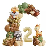 Comprar Combo Globos 2do Añito Animalitos Bosque Verde Oliva Bambi 