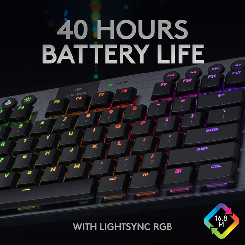 Logitech G915 Tkl Tenkeyless Lightspeed Inalámbrico Rgb Mech